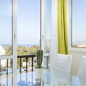 408 Enchanting El Dorado Accommodation, Sea View! Apartment Playa de las Americas (Tenerife)
